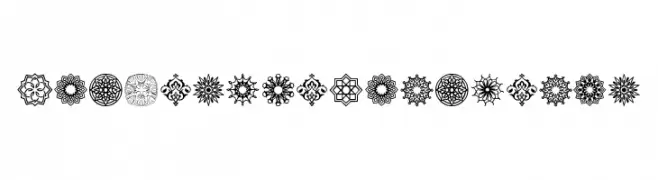 Arabesque Ornaments  font caratteri gratis
