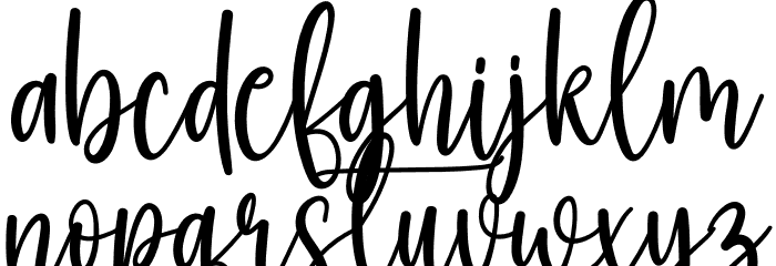 Arabesque Font LOWERCASE