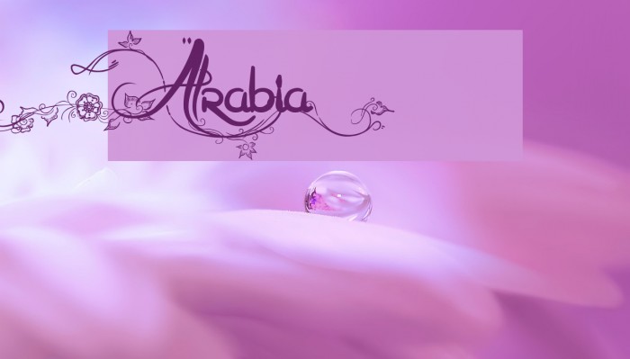 Arabia Font examples