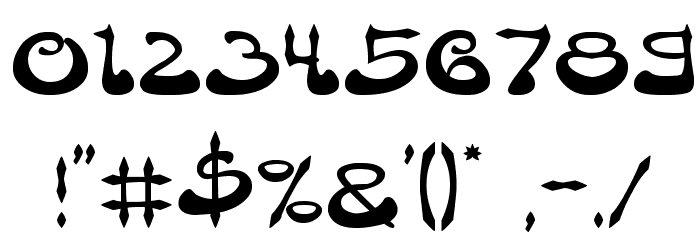 Arabian Prince Font OTHER CHARS