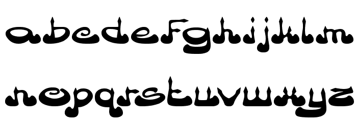 Arabian Prince Font LOWERCASE