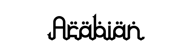 Arabian  Free Fonts Download