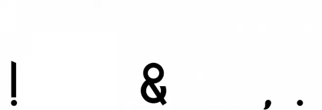 Arabian Font OTHER CHARS