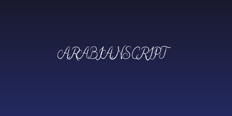ArabianScript Social Header