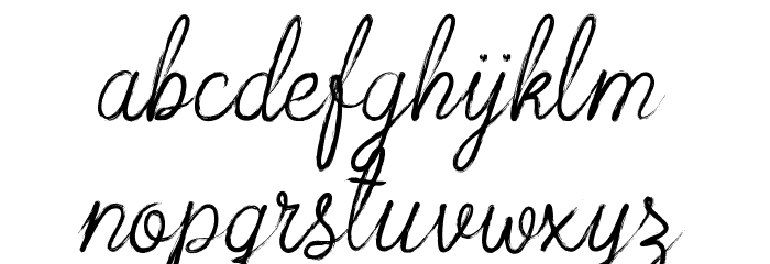 ArabianScript Font LOWERCASE