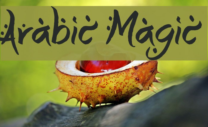 Arabic Magic Font examples