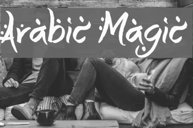 Arabic Magic Caratteri examples