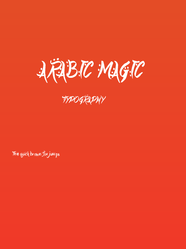 Arabic Magic Poster