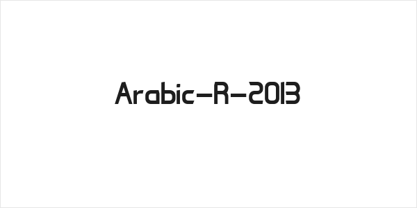 Arabic-R-2013 Logo
