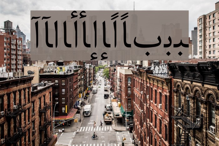 Arabic Web Font examples