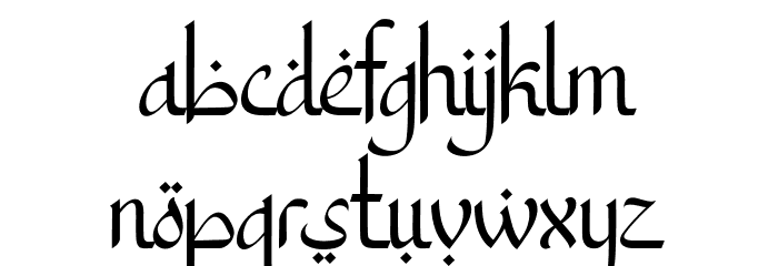 ArabicRamadhan-Regular Font LOWERCASE