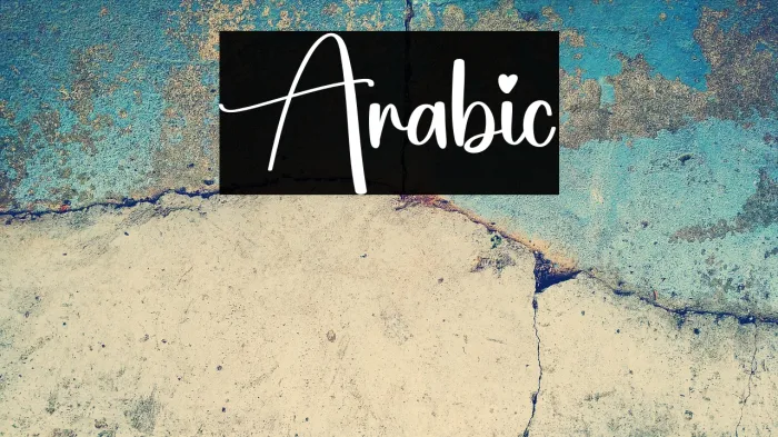 Arabic Example 1