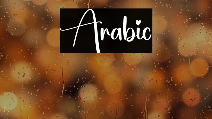 Arabic Example 3