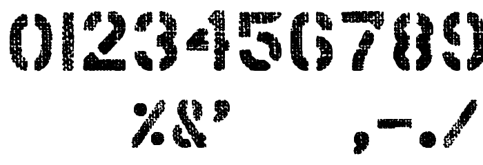 Arabica Export Font OTHER CHARS