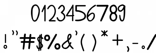 ArabicaVine Font OTHER CHARS