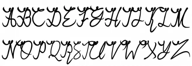 ArabicaVine Schriftart Groß