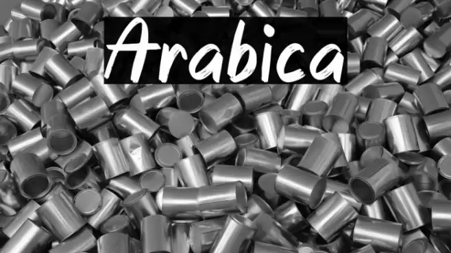 Arabica Font examples