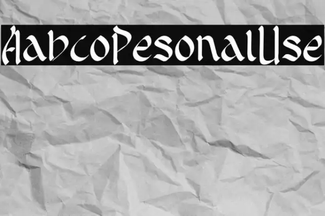 Arabico Personal Use Example 3