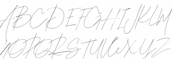 Arabilla Signature Regular Шрифта ВЕРХНИЙ