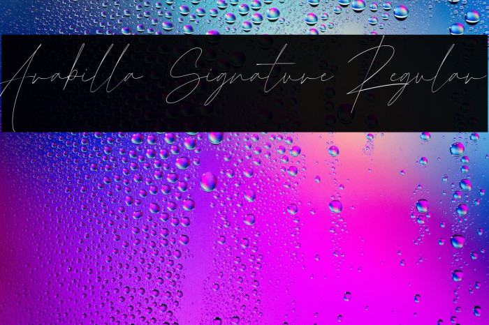 Arabilla Signature Regular Example 1