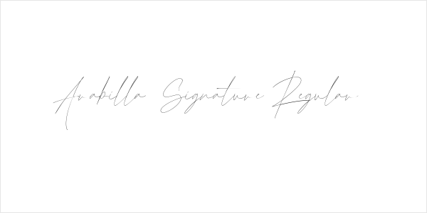 Arabilla Signature Regular Logo