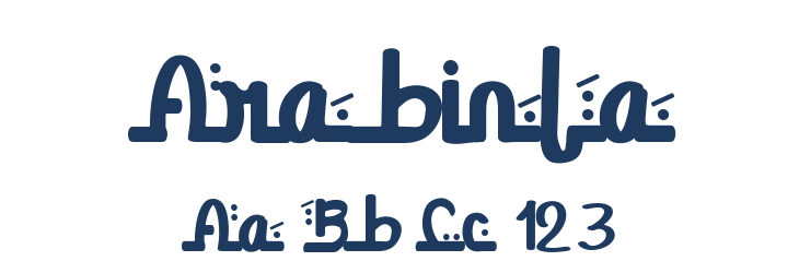 Arabinta Font Preview