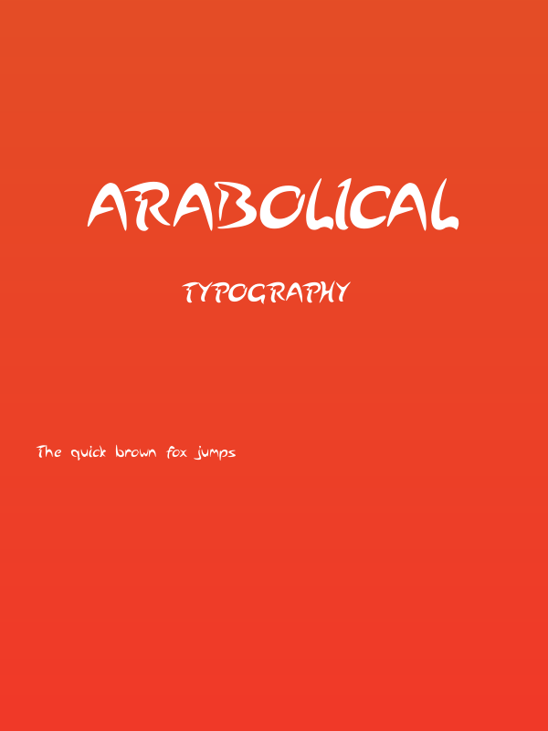 Arabolical Poster