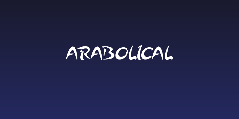 Arabolical Social Header