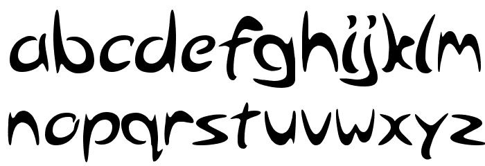 Arabolical Font LOWERCASE