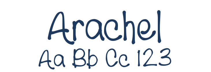 Arachel Font Preview