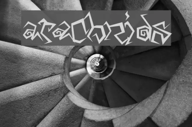 Arachnids Font examples