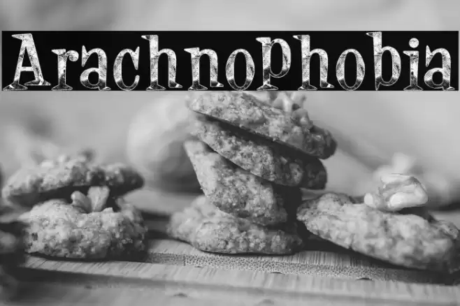 Arachnophobia Font examples