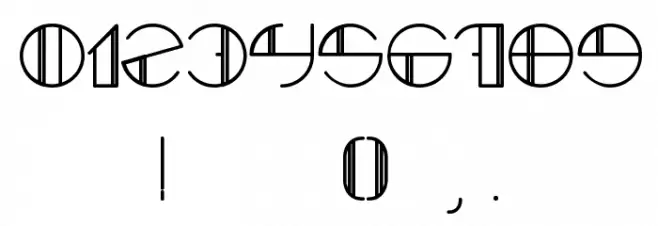 Aracme Waround Light Font OTHER CHARS