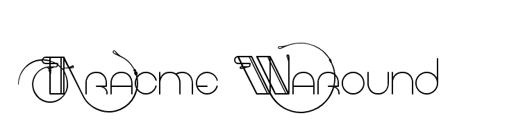Aracme Waround Font