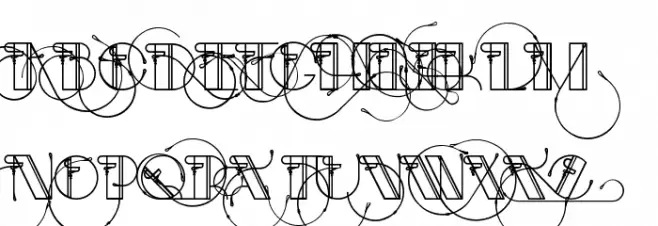 Aracme Waround フォント 大文字