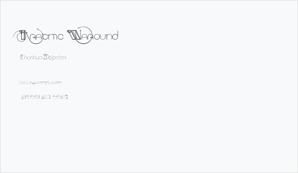 Aracme Waround Business Card