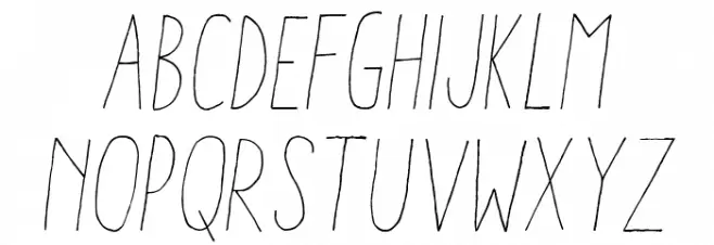 Aracne Condensed Light Italic خط أحرف كبيرة