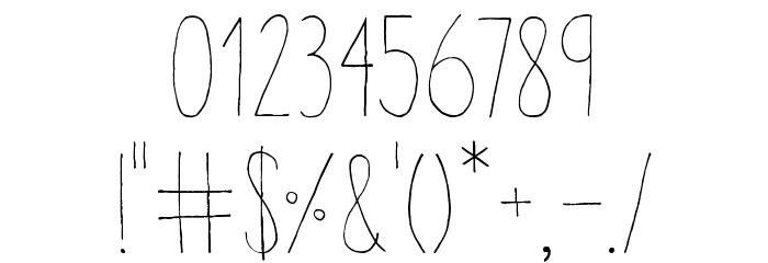 Aracne Condensed Light Font OTHER CHARS