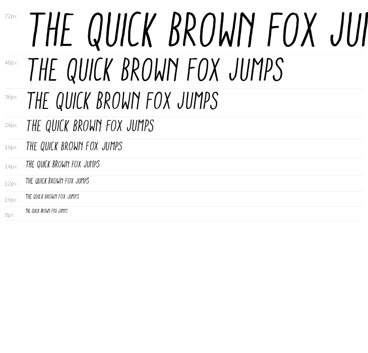 Aracne Condensed Regular Italic Waterfall