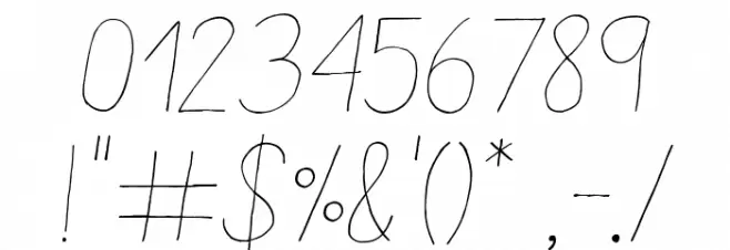 Aracne Light Italic Font OTHER CHARS