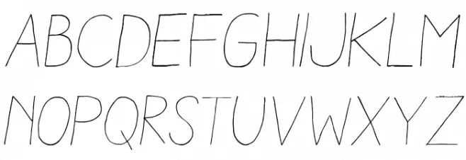 Aracne Light Italic 字体 大写