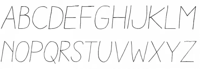 Aracne Light Italic Caratteri MINUSCOLO