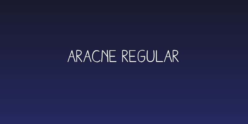 Aracne Regular Social Header