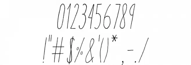 Aracne Ultra Condensed Light Italic Font OTHER CHARS