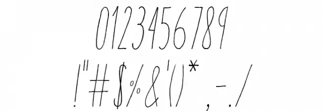 Aracne Ultra Condensed Light Italic Font OTHER CHARS