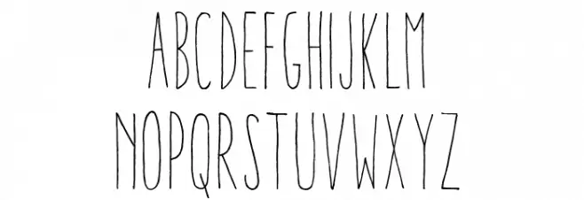 Aracne Ultra Condensed Light Schriftart Groß