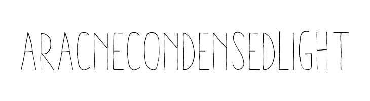 AracneCondensedLight Font