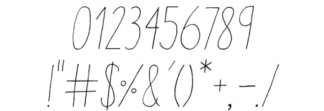 AracneCondensedLightItalic Font OTHER CHARS