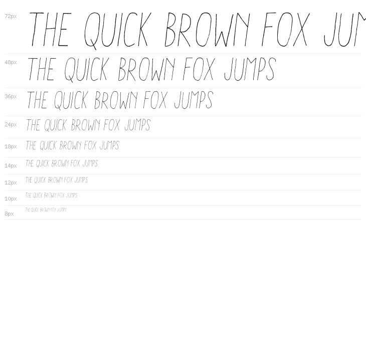 AracneCondensedLightItalic Waterfall