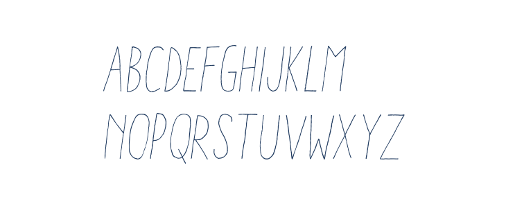 AracneCondensedLightItalic Lowercase